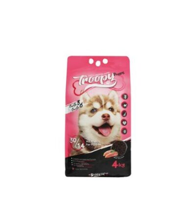 Troopy Puppy Dry Food 30/14 with Chicken – 4kg