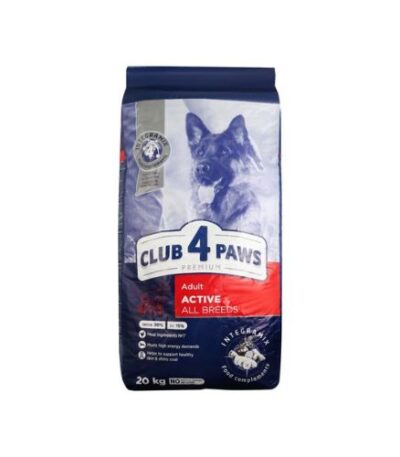 Club 4 Paws Active Adult Dog Dry Food with Chicken – 20kg