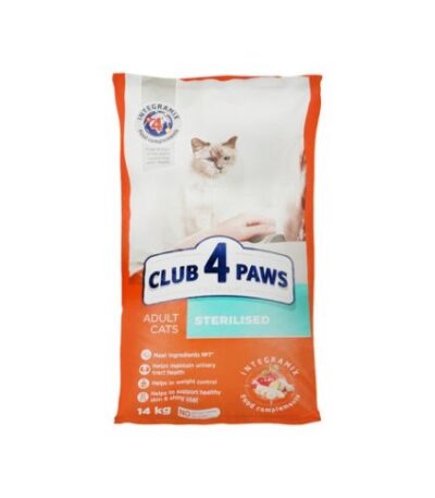 Club 4 Paws Adult Sterilized Cat Dry Food – 14kg