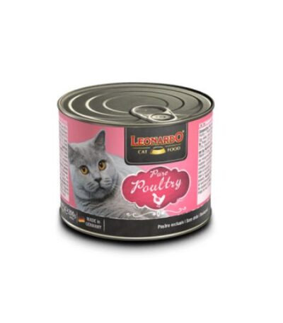Leonardo Wet Cat Food with Poultry – 200g