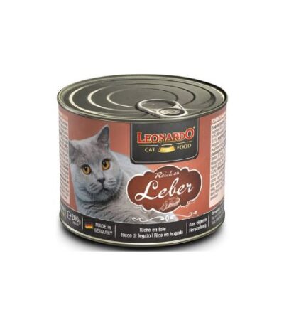 Leonardo Wet Cat Food with Liver – 200g