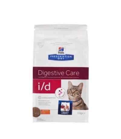Hill’s Prescription Diet i/d Digestive Care Dry Cat Food with Chicken – 1.5kg