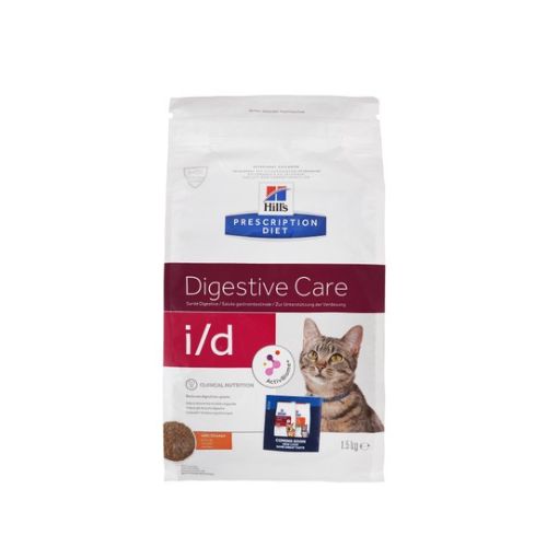 Hill’s Prescription Diet i/d Digestive Care Dry Cat Food with Chicken – 1.5kg