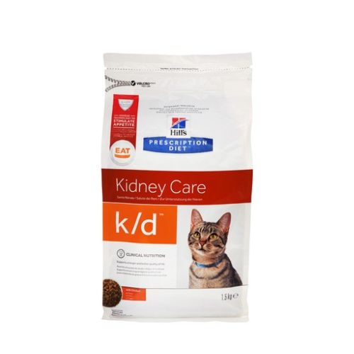 Hill’s Prescription Diet K/D Kidney Care with Chicken Dry Cat Food 1.5kg