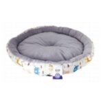 Large round pet bed