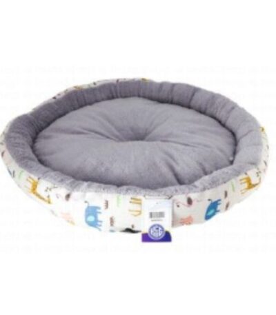 Large round pet bed