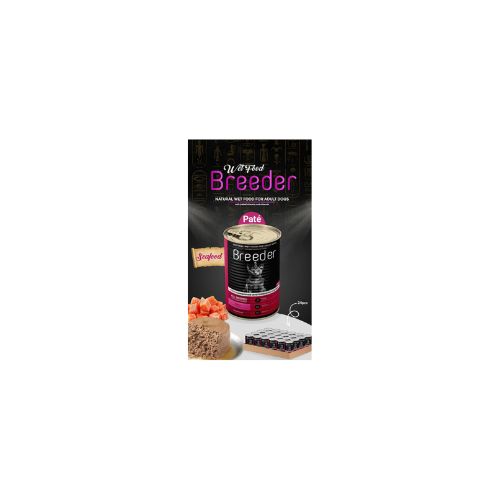 Breeder Wet Food for Cats – Seafood Flavor – 400g