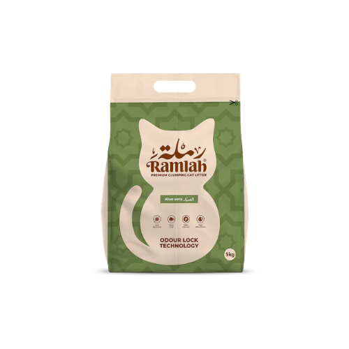 Ramlah Premium Clumping Cat Litter Aloe Vera 5 Kg